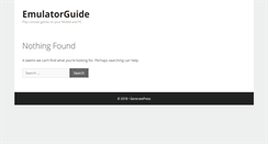 Desktop Screenshot of emulatorguide.com